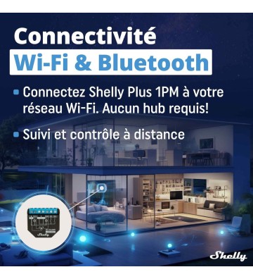 Shelly Plus 2PM - Interrupteur volet Roulant connecté Wi-FI