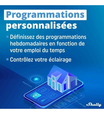 Shelly Plus 2PM - Interrupteur volet Roulant connecté Wi-FI