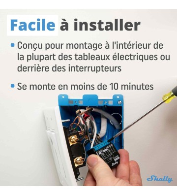Shelly Plus 2PM - Interrupteur volet Roulant connecté Wi-FI