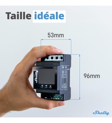 Shelly Pro 4PM - Interrupteur connecté sur rail DIN, W-Fi