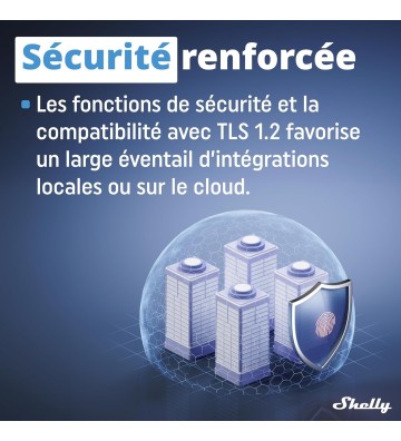 Shelly Pro 4PM - Interrupteur connecté sur rail DIN, W-Fi