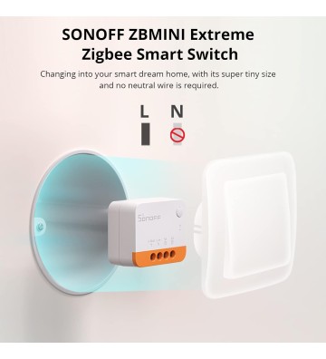 SONOFF ZBMINIL2 ZigBee Interrupteur Sans Fil (Aucun Fil Neutre Requis)
