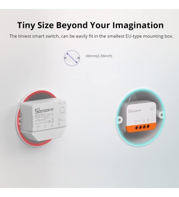 SONOFF ZBMINIL2 ZigBee Interrupteur Sans Fil (Aucun Fil Neutre Requis)