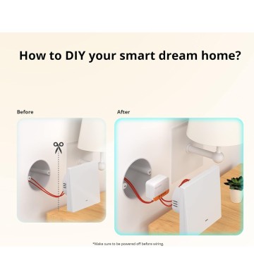 SONOFF ZBMINIL2 ZigBee Interrupteur Sans Fil (Aucun Fil Neutre Requis)