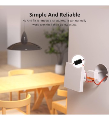 SONOFF ZBMINIL2 ZigBee Interrupteur Sans Fil (Aucun Fil Neutre Requis)