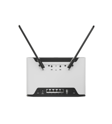 Mikrotik RBD53G-5HacD2HnD-TC&RG502Q-EA, 5 ports RJ45 Gigabit Wi-Fi AC1200, commutateur 2x2, 1 carte SIM, RouterOS - Mor Tech - B