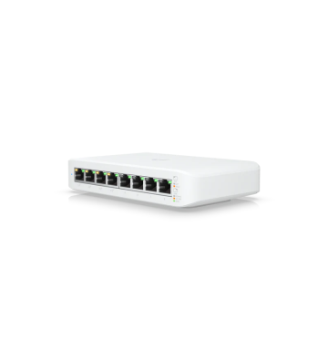 Ubiquiti USW-Lite-8-PoE - Commutateur Gigabit L2 géré PoE 8 ports (4 ports PoE 802.3af/at 52 W) - Mor Tech - Boost your tech. Em