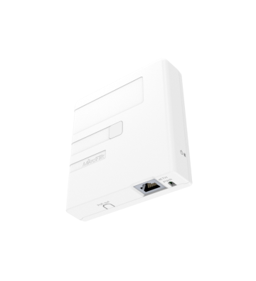 Adaptateur mural femelle RJ45 Mikrotik GPEN11 avec injecteur PoE passif - Mor Tech - Boost your tech. Empower your future